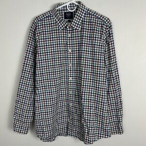 Charles Tyrwhitt Plaid Collared Shirt Mens Sz XL Button‎ Down Cotton Long Sleeve
